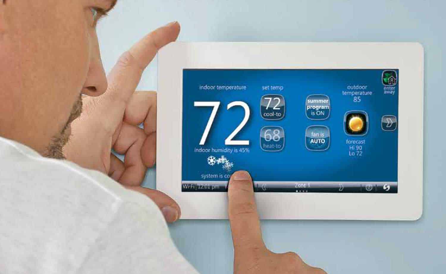 Robinson Heating & Cooling WIFI Thermostat Installation